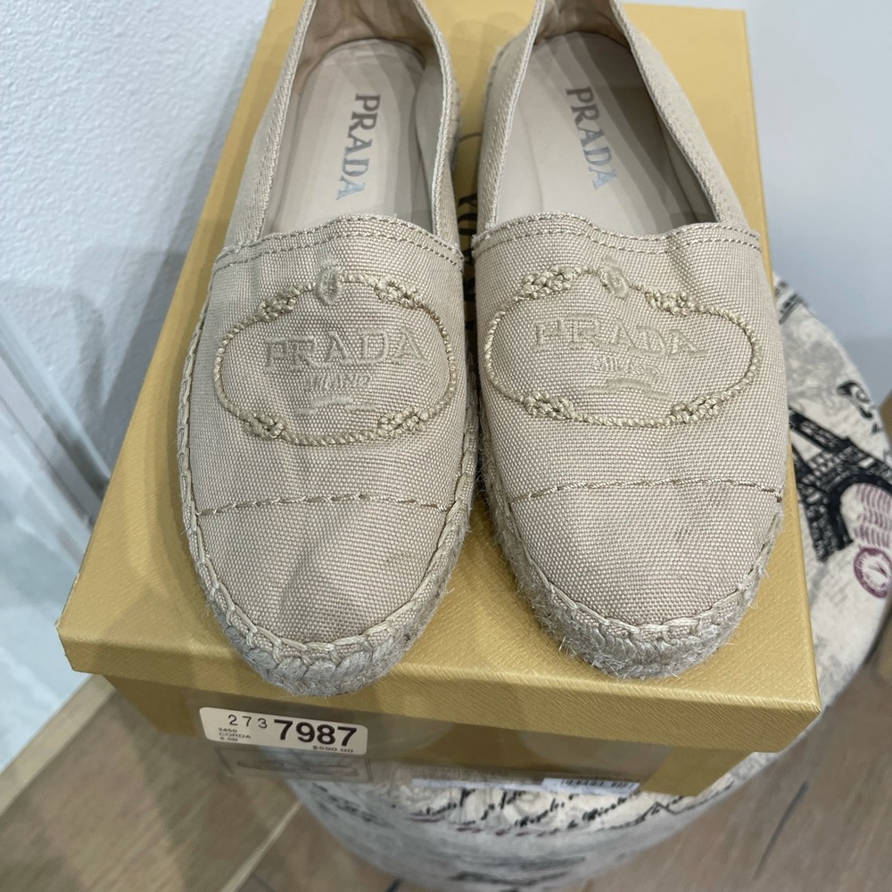 Authentic PRADA ESPADRILLES